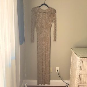 Fashion Nova Maxi Bedazzle Dress size Small